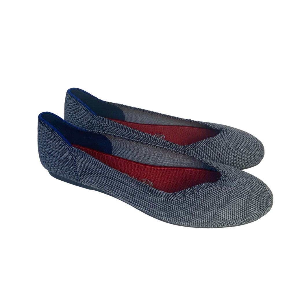 Rothy's Cloud Gray Birdseye Flats 7.5